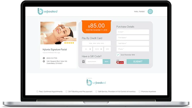 Unbooked Appointments preview